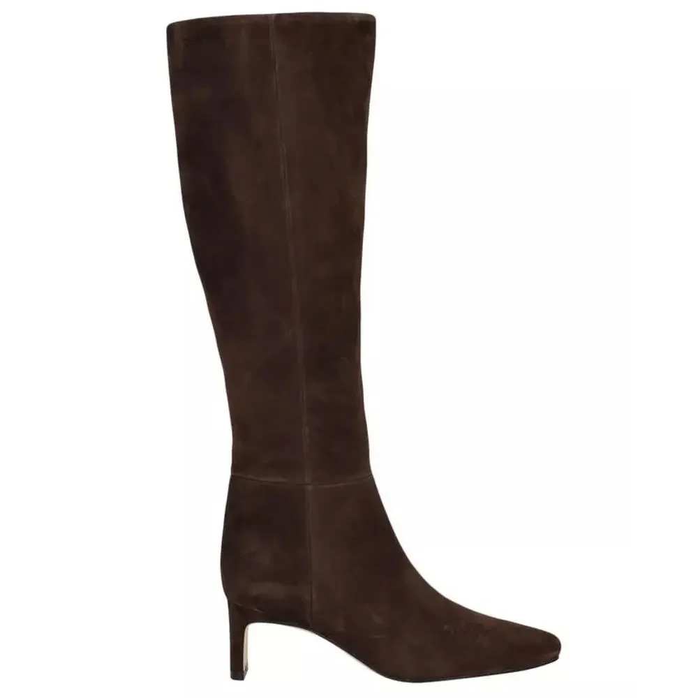 Calvin Klein Women's Caterine Brown Suede Boots Size 8 MSRP $239